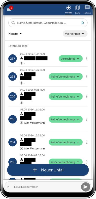Modul: Unfälle