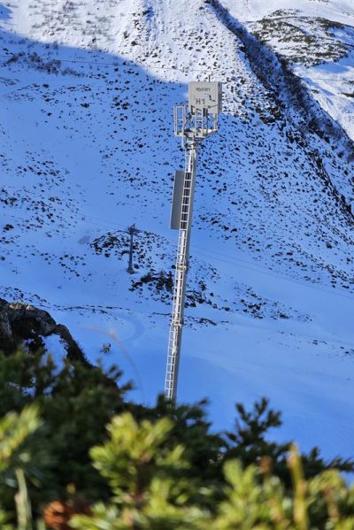 Mini-Sprengmast in Golm